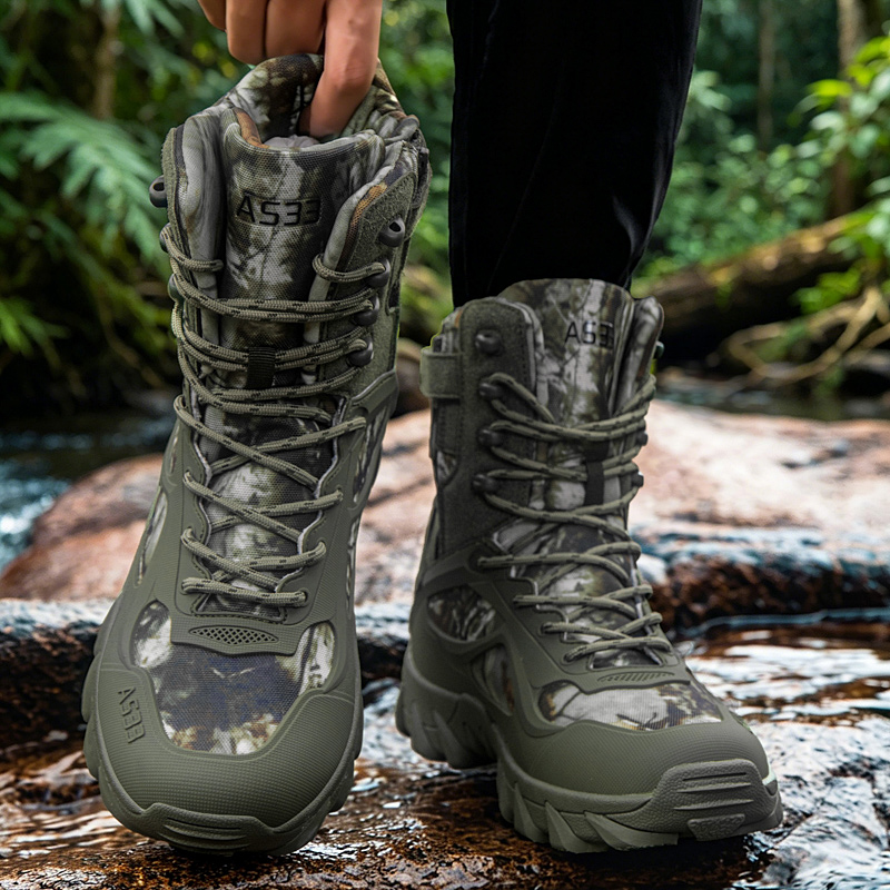 Sepatu Bot Taktis Pria Sepatu  - Men Shoes Boots ulasan dan harga