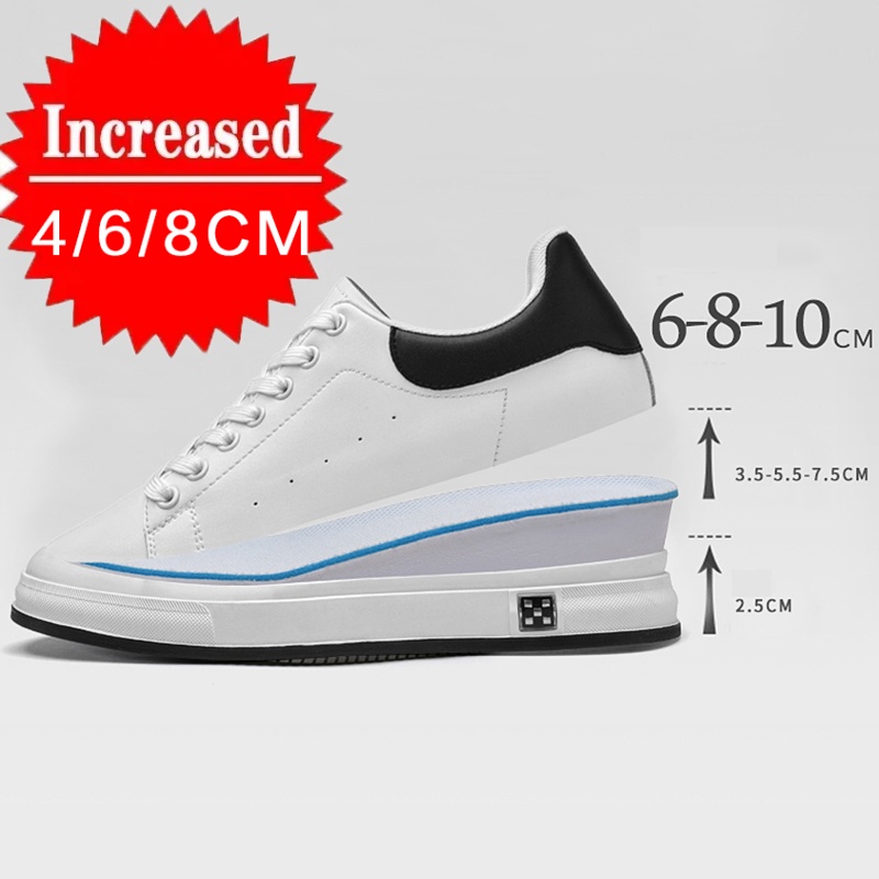 Sepatu Peninggi Pria Mewah Ter - Men'S Shoes Black And White ulasan dan harga