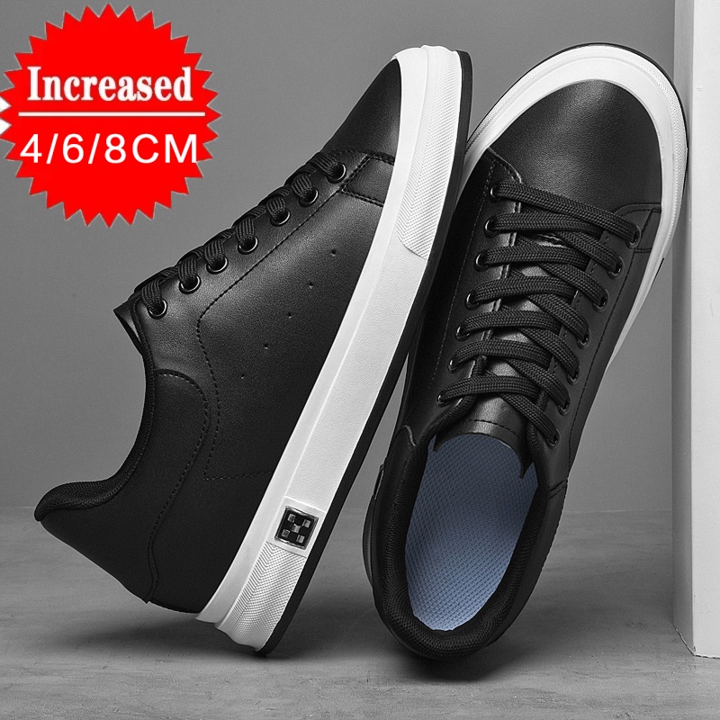 Sepatu Peninggi Pria Mewah Ter - Men'S Shoes Black And White ulasan dan harga