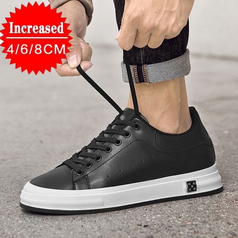 Sepatu Peninggi Pria Mewah Ter - Men'S Shoes Black And White ulasan dan harga