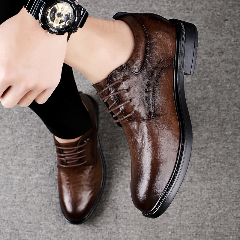 Sepatu Kulit Kasual Pria denga - Men'S Shoes For Suits ulasan dan harga