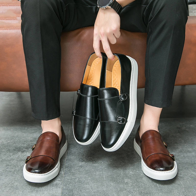 Sepatu Baru Desainer untuk Pri - Monk Strap Shoe ulasan dan harga